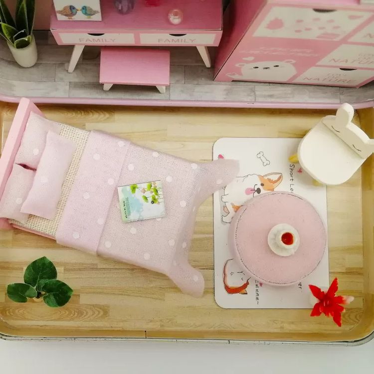 Сборная модель (румбокс) в мини-шкатулке «Розовое настроение» — картинка 7