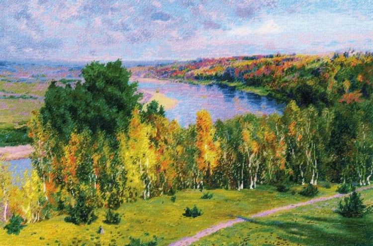 Набор для вышивания «Золотая осень» по мотивам картины В.Поленова