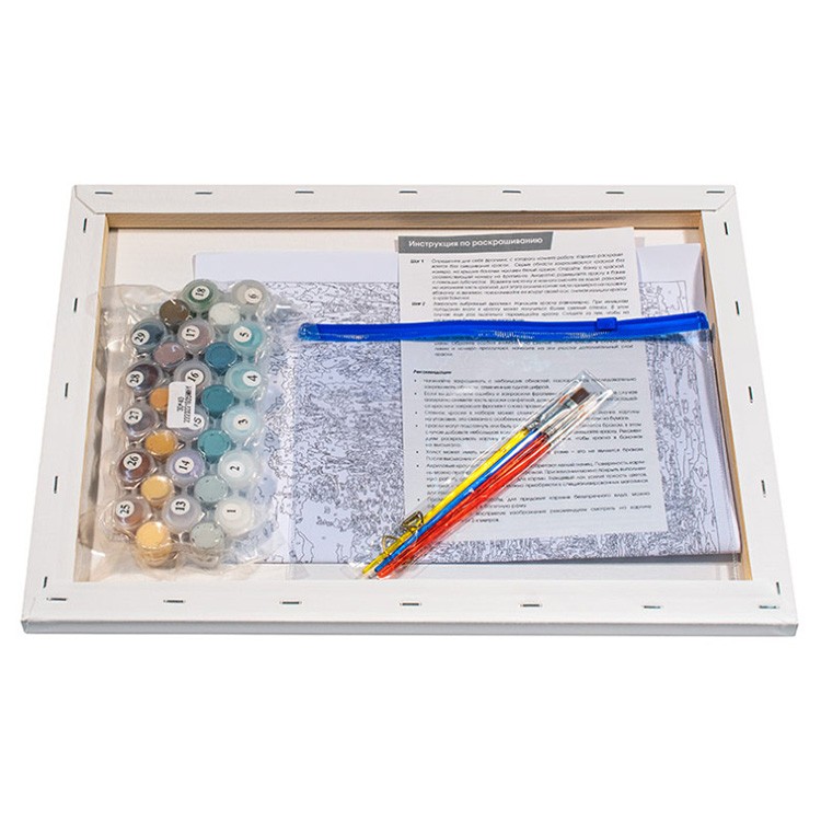 Картина по номерам «У открытого окна» — картинка 3