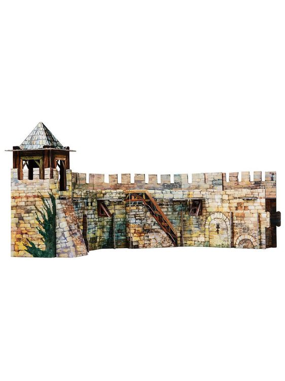 Сборная модель из картона «Крепостная стена»