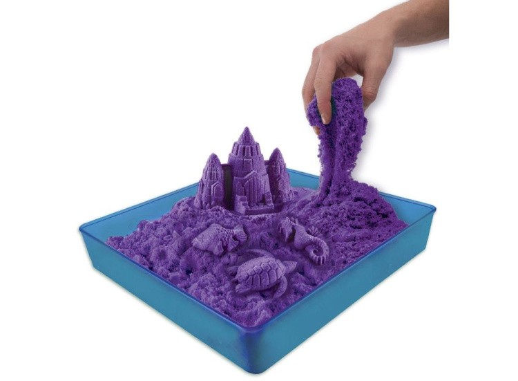 Космический песок 0,5 кг сиреневый — Умный песок — картинка 5