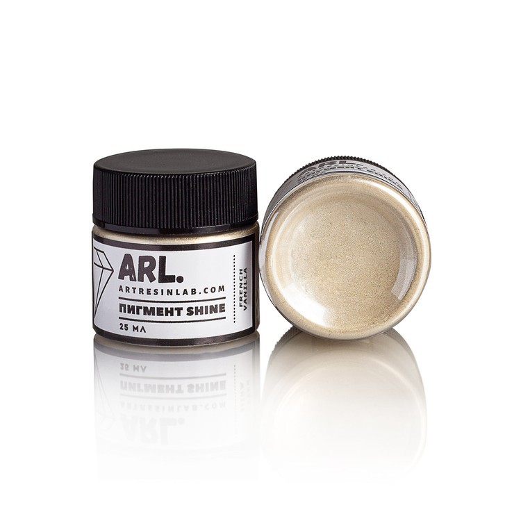 Пигмент SHINE FRENCH VANILLA, французская ваниль 25 мл, Art Resin LAB — картинка 2