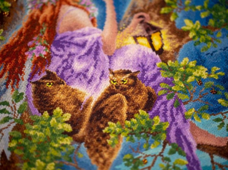 Набор для вышивания «Лесная мечтательница» — картинка 3