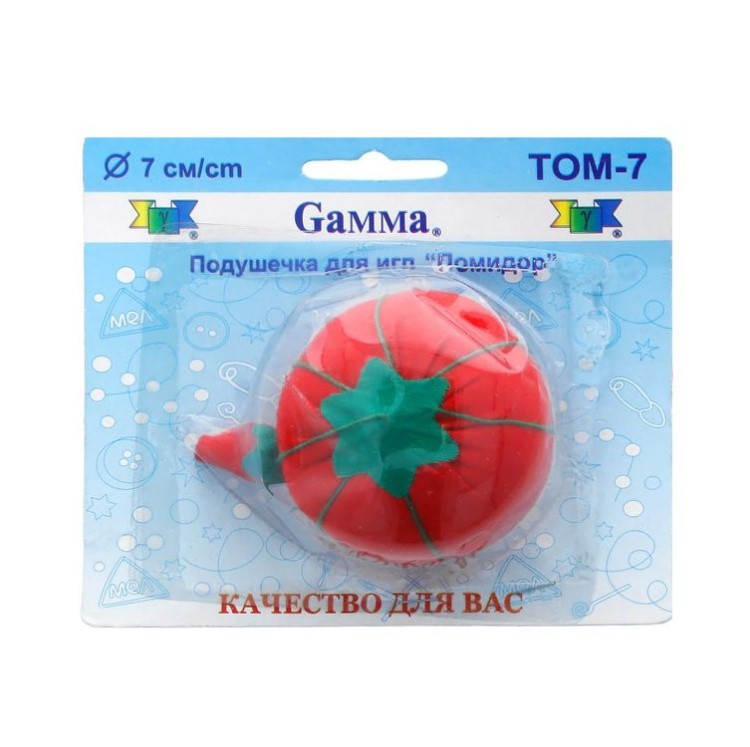 Подушечка для игл «Помидор», 7 см, Gamma — картинка 2