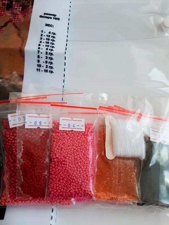 Набор вышивки бисером «Сакура» — картинка 4