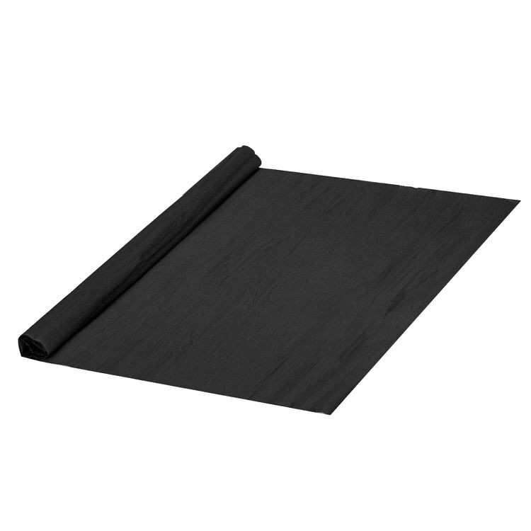 Бумага гофрированная (креповая), 32 г/м2, черная, 50х250 см, в рулоне, Brauberg — картинка 2