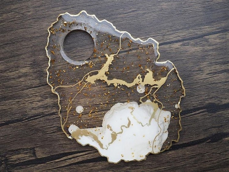 Силиконовый молд Epoxy Master палетка для макияжа, 20х13 см — картинка 4