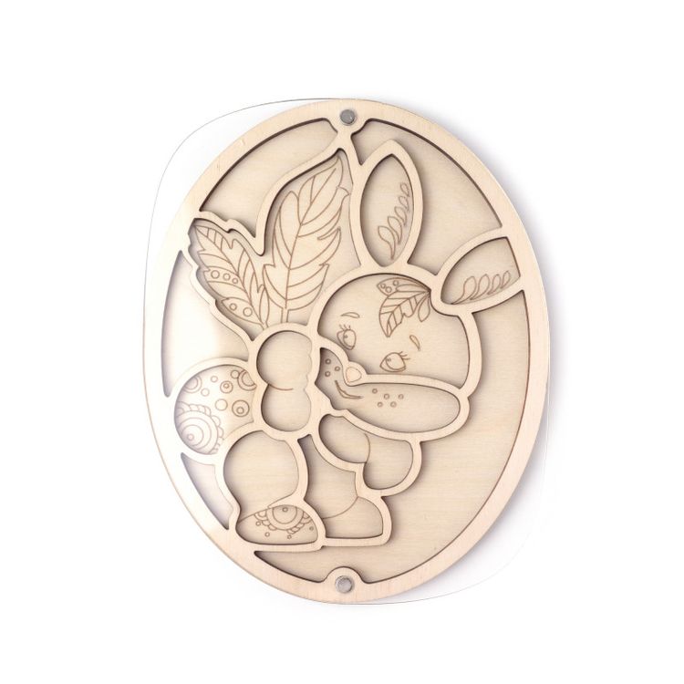 Органайзер для бисера с крышкой «Овал. Зайка» — картинка 5