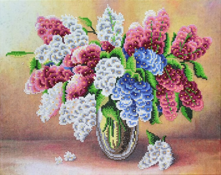 Алмазная вышивка «Сирень» — картинка 3