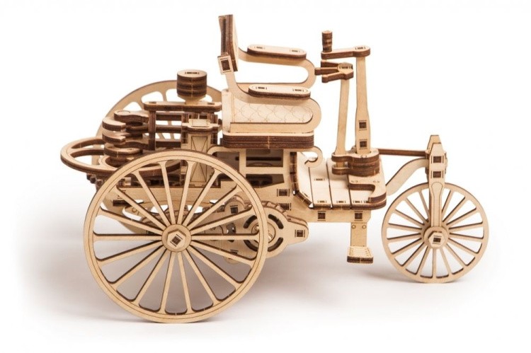 Конструктор из дерева «Первый автомобиль», Wood Trick — картинка 3