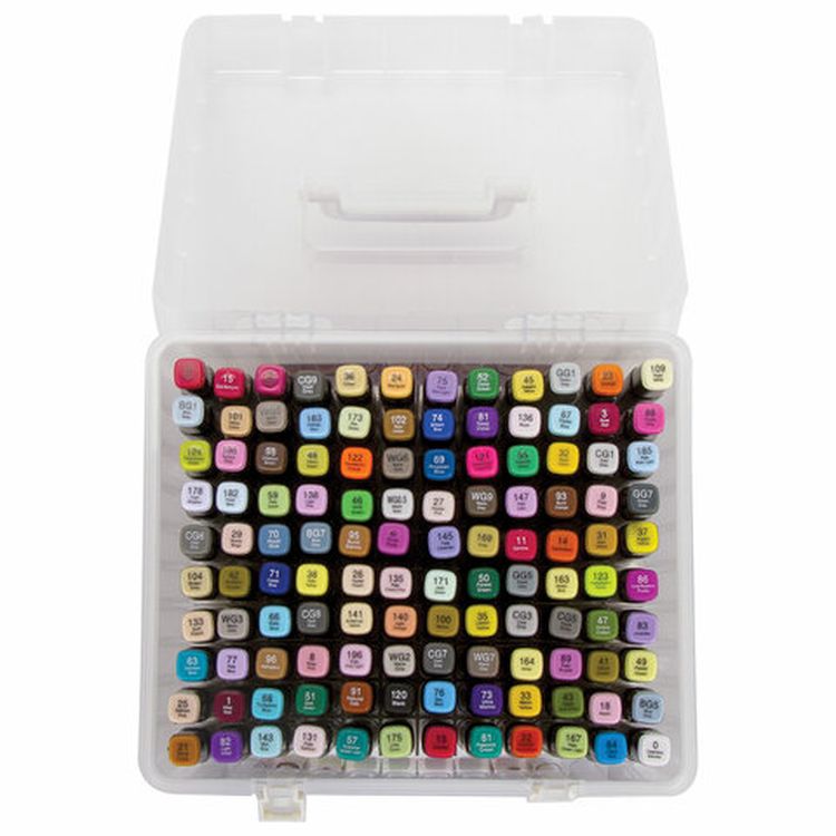 Маркеры для скетчинга двусторонние BRAUBERG ART DEBUT BLACK, цвет: набор 120 цв — картинка 3