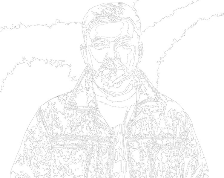 Картина по номерам «Рэпер Баста Василий Вакуленко 4» — картинка 3