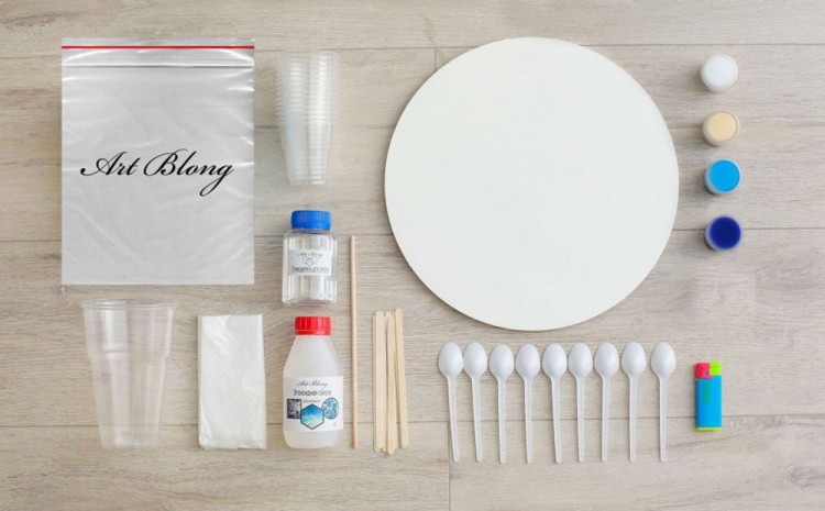 Набор для создания картины эпоксидной смолой GOLD, Art Blong — картинка 2