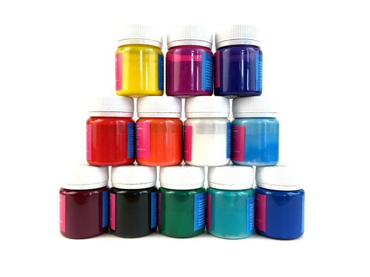 Набор для эбру «Профи», 12 цветов, Mimi — картинка 6