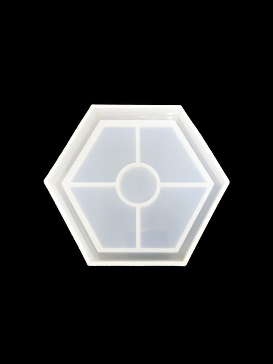 Большая силиконовая форма для Петри Шестигранник с бортиками, Resin Pro — картинка 2