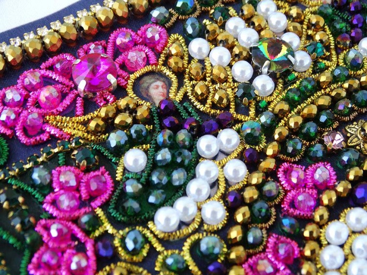 Набор для вышивания хрустальными камнями Богородица «Феодоровская» (маленькая) — картинка 10