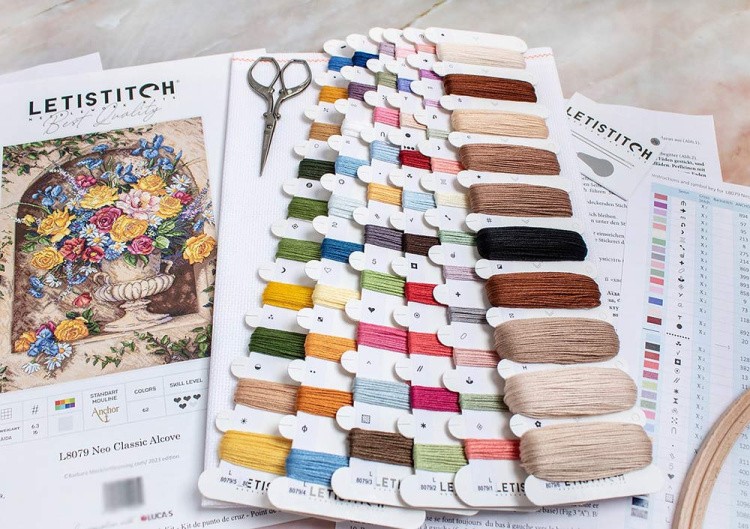 Набор для вышивания «Neo Classic Alcove (Альков в неоклассическом стиле)» — картинка 2