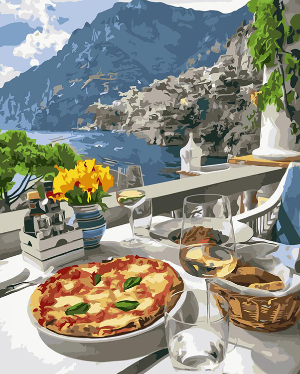 Картина по номерам «Итальянская пицца»