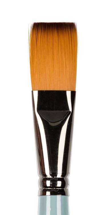 Кисть синтетика №22, плоская, 5 шт., короткая ручка, Vista-Artista — картинка 2