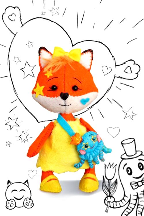 Набор для шитья «Лисичка Обнимашка» — картинка 4