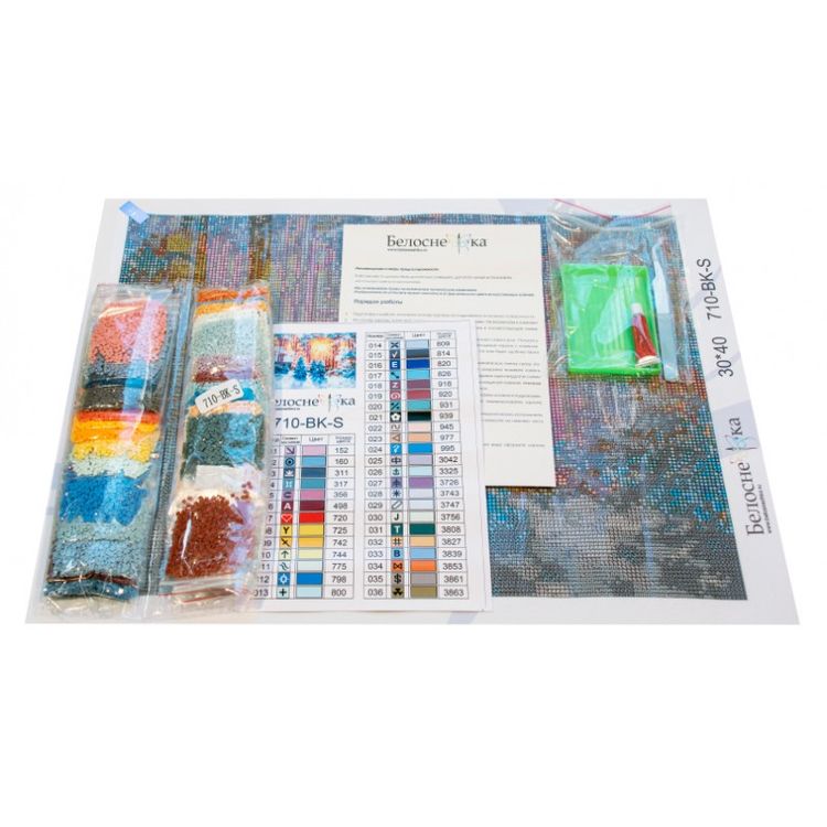 Алмазная вышивка «Февраль» — картинка 3