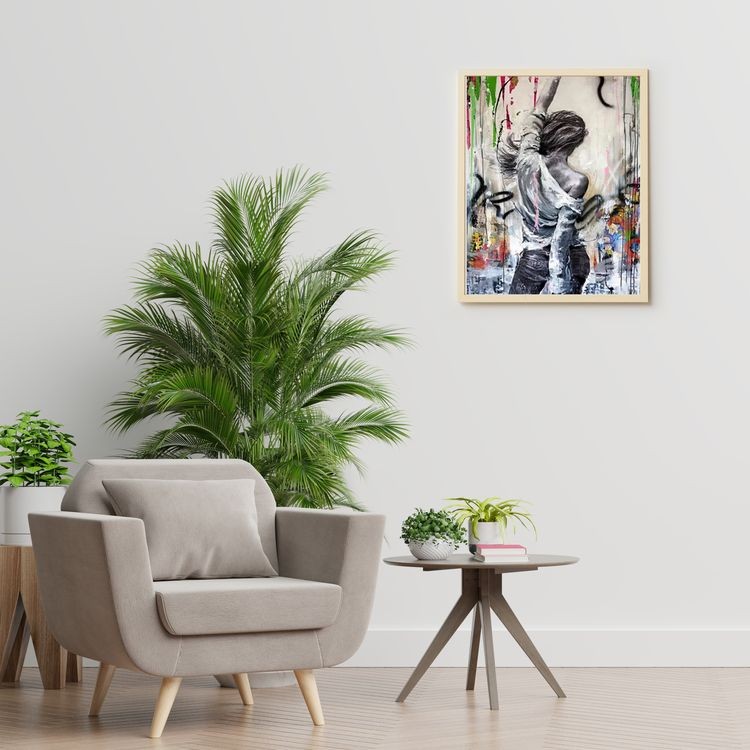 Картина по номерам «Незнакомка» — картинка 4