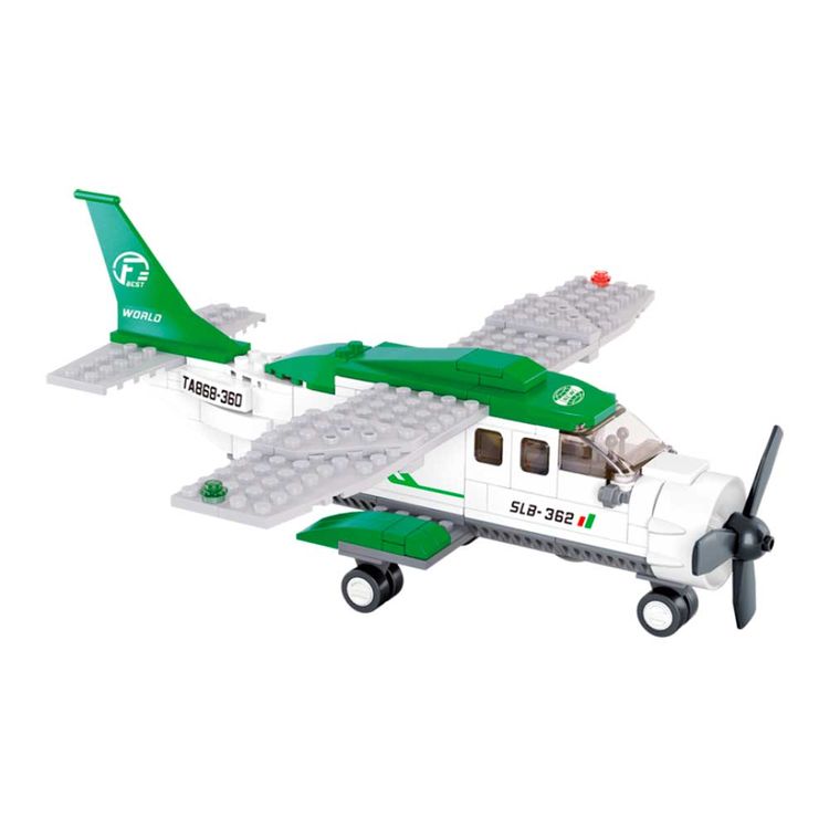 Конструктор «Авиация.Транспортный самолет», 251 деталь — картинка 2