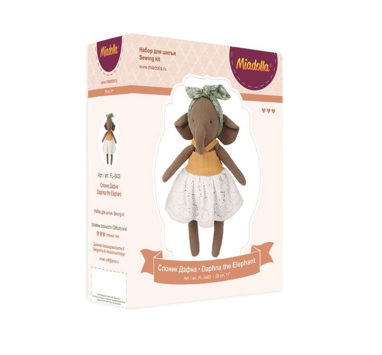 Набор для шитья «Слоник Дафна» — картинка 4