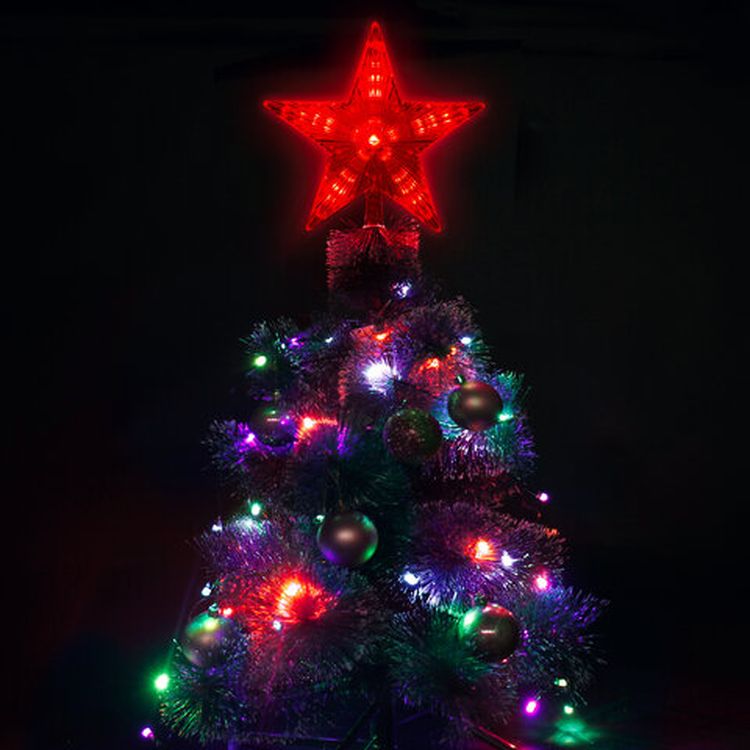 Звезда на ель «Digital», 31 LED, 21,5 см, цифровая смена режимов — картинка 4