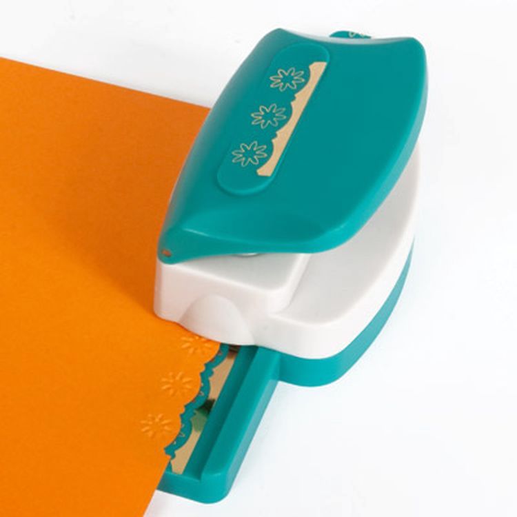 Дырокол для декора края с тиснением «Волны и квадраты», 5 см, Mr.Painter — картинка 2