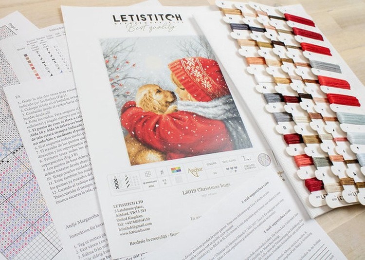 Набор для вышивания «Chrismas hugs» — картинка 7