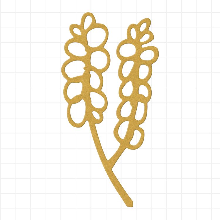 Нож для вырубки «Колосок», 3,5x6,7 см, Mr.Painter — картинка 2