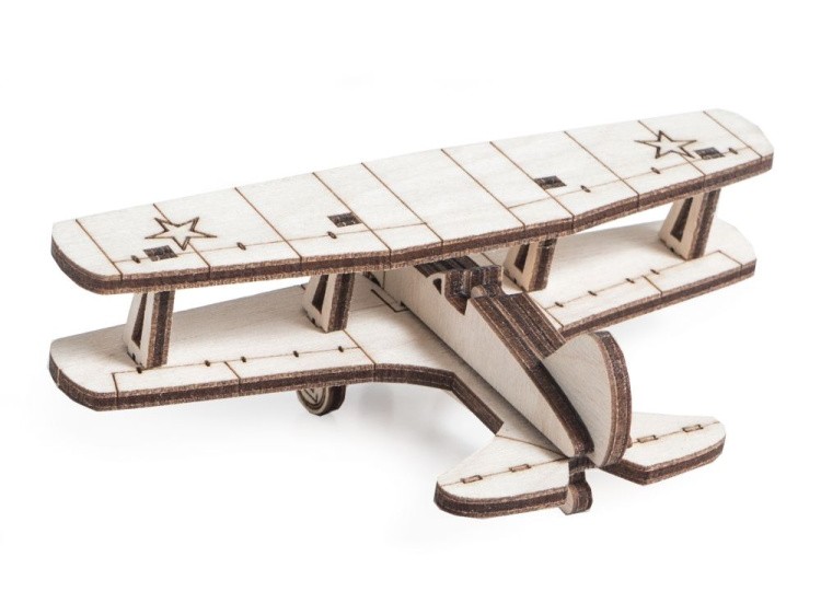 Конструктор из дерева «Самолет И-15», Армия России — картинка 2