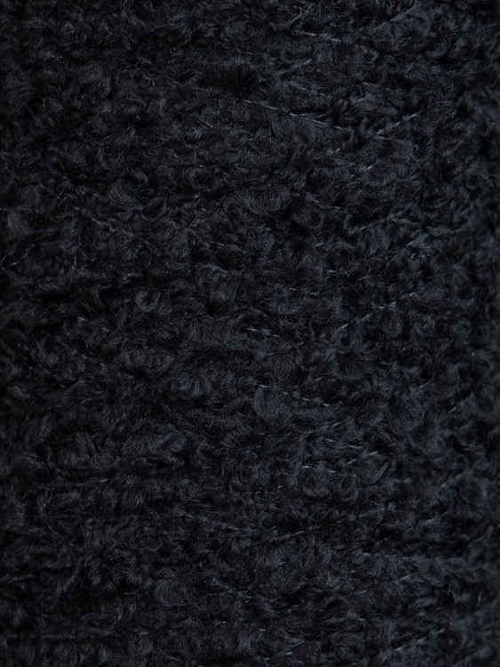 Пряжа бобинная OnlyWe Organic boucle (Органик букле) (BU06), черный, 1 шт., 200 г — картинка 2