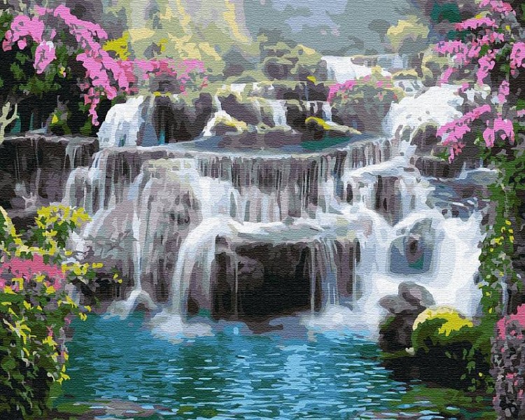 Картина по номерам «Тропический водопад»
