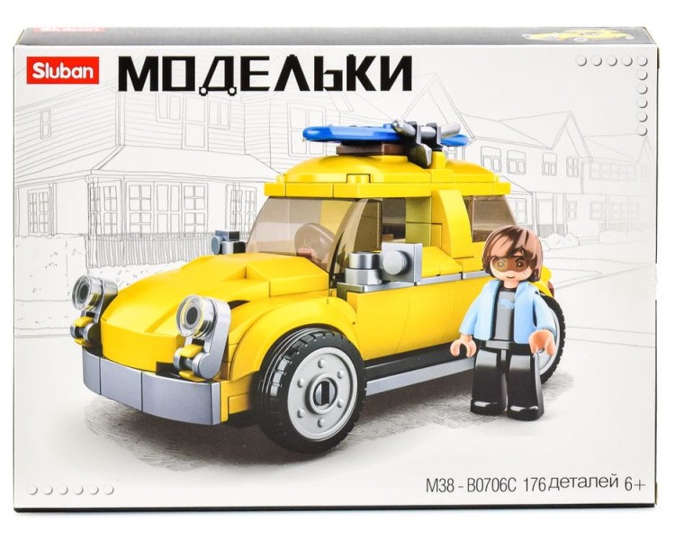 Конструктор «Автомобиль», 176 деталей — картинка 3