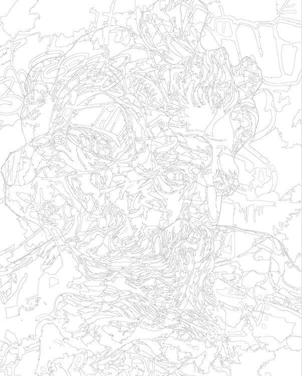 Картина по номерам «Античные статуи: Граффити» — картинка 2