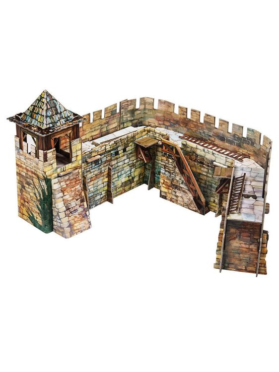 Сборная модель из картона «Крепостная стена» — картинка 4
