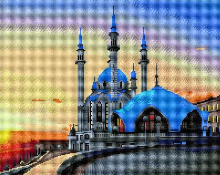 Алмазная вышивка «Мечеть Кул-Шариф в Казани»
