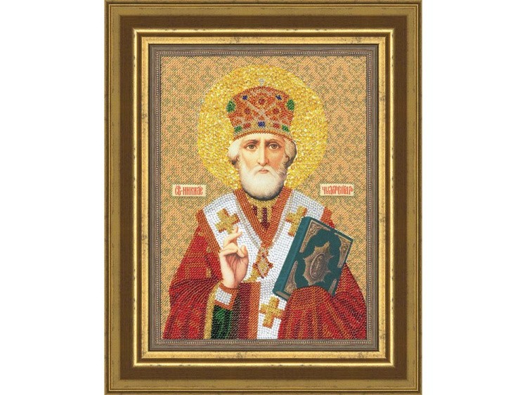 Набор вышивки бисером «Образ «Святой Николай Чудотворец»» — картинка 2
