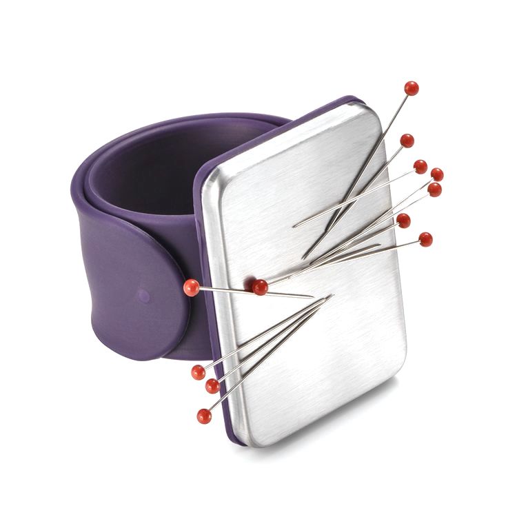 Игольница магнитная на руку, фиолетовая, PRYM — картинка 3