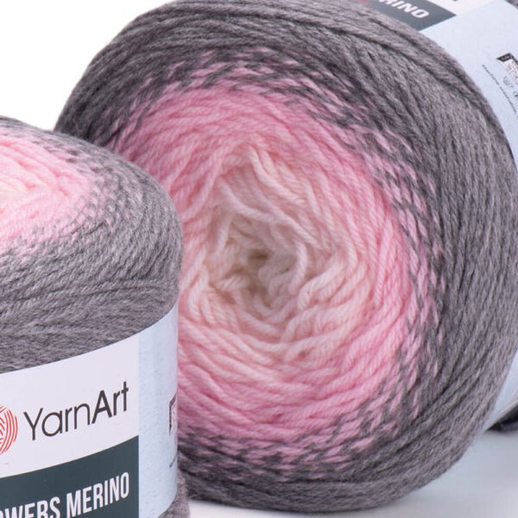 Пряжа YarnArt Flowers Merino (544), мультиколор, 5 шт. по 225 г — картинка 2