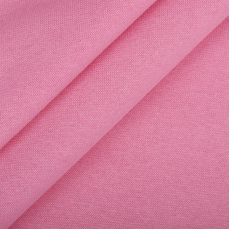 Ткань трикотаж Рибана с лайкрой, 3 м, ширина 80-90 см, 215 г/м2, опененд, цвет: роза, TBY — картинка 4