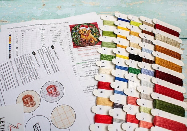 Набор для вышивания «Christmas Puppy» — картинка 12