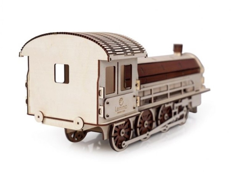 Конструктор из дерева «Паровоз подарочный», Lemmo — картинка 4