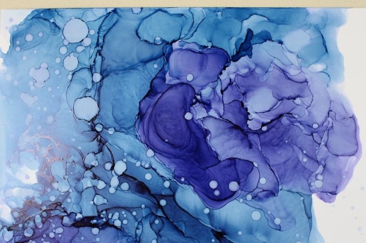 Набор для рисования алкогольными чернилами, набор №9 30х30, Art Blong — картинка 4