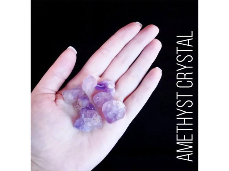 Натуральный кристалл аметиста Amethyst crystal (фракция 10-15 мм), 100 г — картинка 2