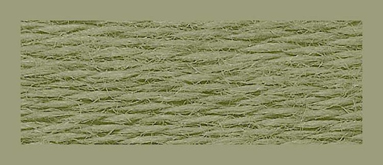Нитки мулине (шерсть/акрил), 10 шт. по 20 м, цвет: №362 зеленый, Риолис