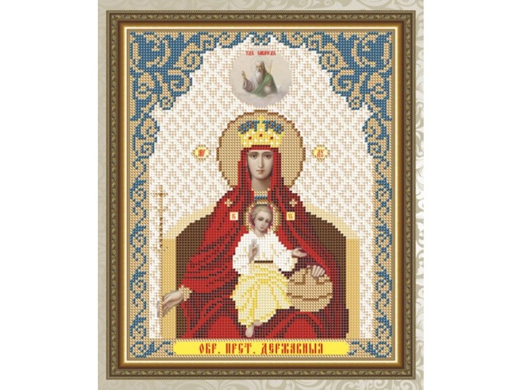 Рисунок на ткани «Образ Пресвятой Богородицы Державная»