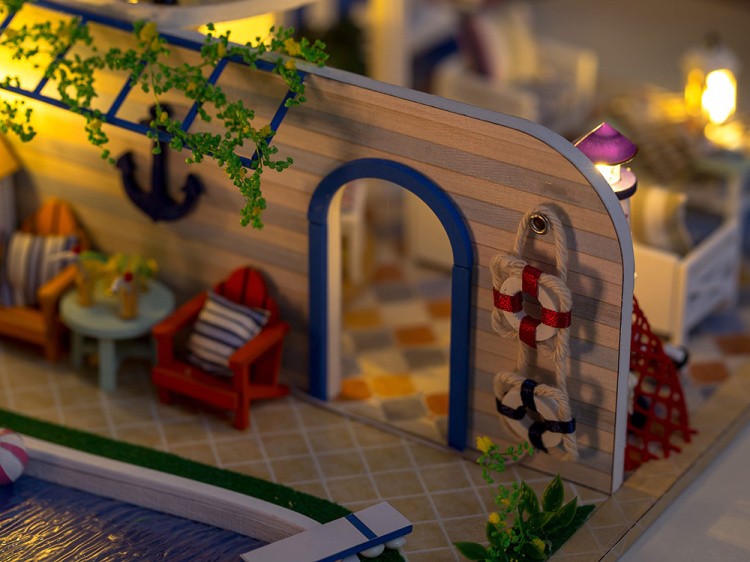 Набор для создания миниатюры (румбокс) «Вилла» — картинка 12